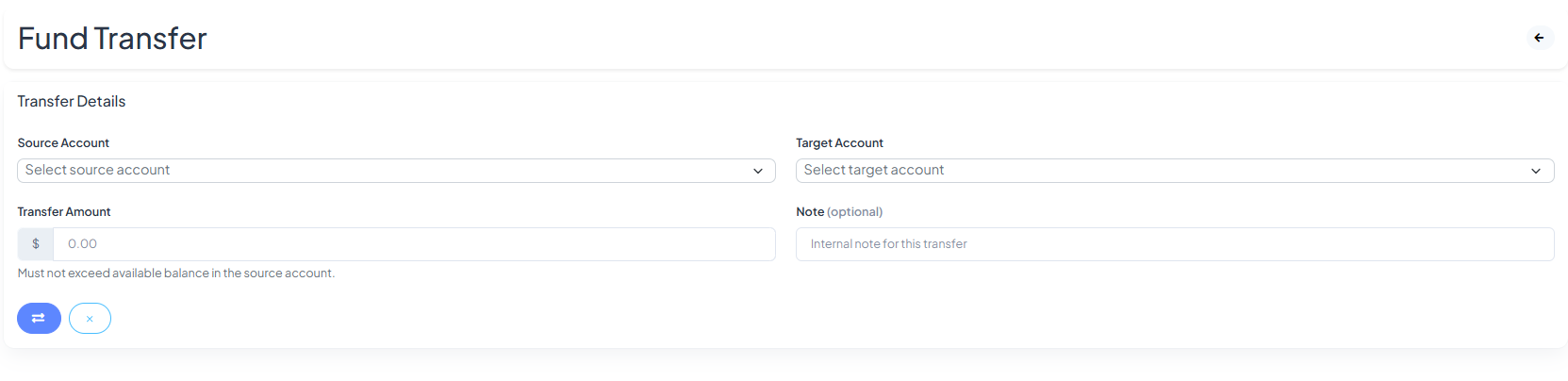 Funds Transfer Form